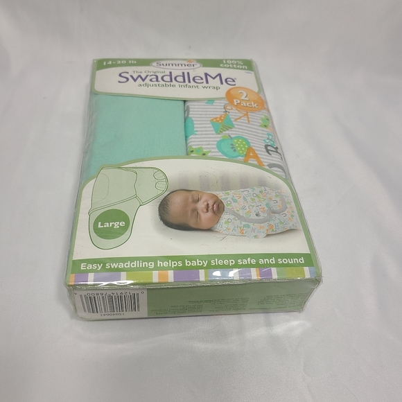 Summer Sweaddle Me Infant Wrap 2 Pack Size L - Picture 2 of 4